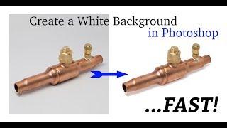 Create a Perfectly White Background in Photoshop FAST