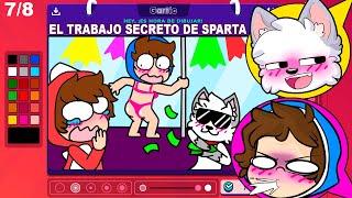 ¡EL TRABAJO SECRETO DE SPARTA  REACCIONAMOS a Los DIBUJOS MAS FUNABLES de GARTIC PHONE - Alexy