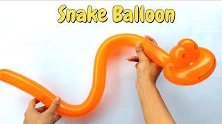 How to make snake balloon. How to make balloon animals. balloon animals for beginners