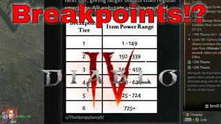 Diablo IV - Item Breakpoints Rerolling Stats