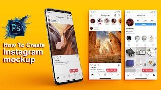 How to Make a PSD Instagram Mockup  Photoshop Mockup Tutorial