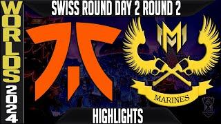 FNC vs GAM Highlights  LoL Worlds 2024 Swiss Stage Day 2 Round 2  Fnatic vs Gigabyte Marines