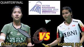 ester nurumi tri wardoyo ina komang ayu cahya dewi ina  QF kaohsiung master 2024