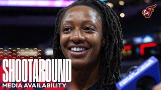 Indiana Fever Shootaround Media Availability vs Los Angeles Sparks  September 4 2024