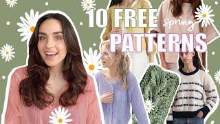 10 Free Knitting Patterns For Spring  Woozy by Céline