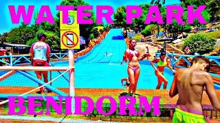 AQUALANDIA Water Park BENIDORM 4K  Walking Tour 2022  4K City Life