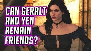 Witcher 3 If Geralt Chose Triss can he still be friends with Yennefer?