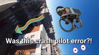 Was this dji avata crash pilot error? Flight examined in detail. #dji #dronecrash