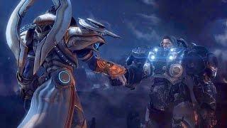 Brothers in Arms Artanis and Raynor Reclaim XelNaga Artifact on Korhal Starcraft 2 Protoss