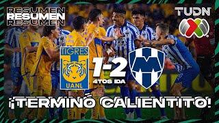 Resumen y goles  Tigres 1-2 Monterrey  CL2024 - Liga Mx 4tos  TUDN