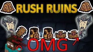 HOW TO RUSH RUINS ON DAY 1 DONT STRAVE TOGETHER 