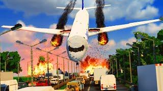 Realistic Plane Crash Landing Accidents  Teardown