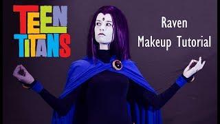 Teen Titans Raven Cosplay Makeup Tutorial