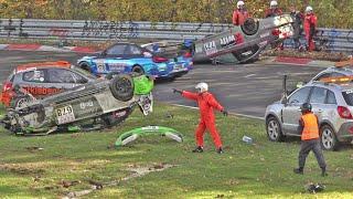 NÜRBURGRING CRASH & FAIL Compilation - Mistakes CHAOS Racing Nordschleife Nurburgring