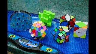 СОБРАЛ САМЫЕ НЕОБЫЧНЫЕ ГОЛОВОЛОМКИ  влог  Соревнования по сборке кубика Рубика
