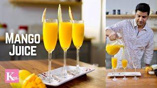 Fresh Mango Juice  Kunal Kapur Recipes  Mango Frooti  Khatti Meethi Mango Drink  Summer Drink