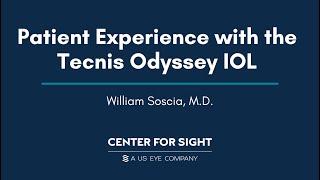 Patient Experience with the Odyssey IOL  Meet Sharon  Center For Sight