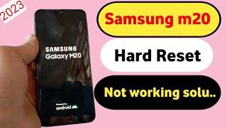 Samsung m20 M205F Hard Reset  Pattern Password unlock Not Working Solution