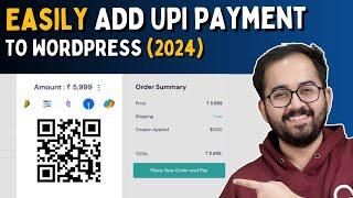 Easily Add UPI Payment to Website 2024