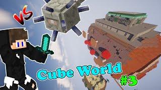 Aku lawan Elder Guardian  - Cube World #4