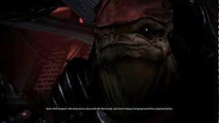Mass Effect 3 Wrex thinks Liaras a great kisser Liara romance