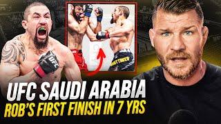 BISPING reacts Robert Whittaker KOs IKRAM Volkov UPSETS Pavlovich  UFC Saudi Arabia REACTION