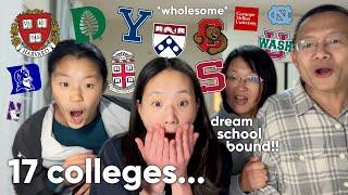 COLLEGE DECISION REACTIONS 2024 Ivies T20s Liberal Arts & More  17 SCHOOLS & STATS