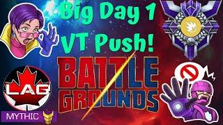 Battlegrounds Day 1 Victory Track Push Racing AndrewTheRuff To Vibranium? Unstoppable Meta - MCOC