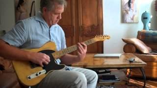 1953 Vintage Fender Esquire  Telecaster Guitar Video 2 played by Mark Lovett  marklovett.com