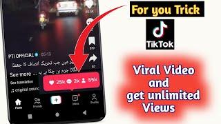 How to Viral Video on TikTok and Get Unlimited Views and Likes ️ Followers New Trick Viral Tiktok