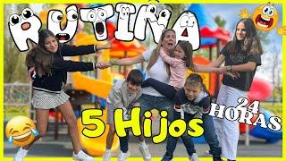 Mi Rutina 24 Horas como Madre con 5 Hijos ¡Mira Lo Que Pasa