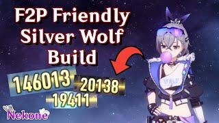 F2P E0 Silver Wolf DPS Build DESTRUCTIVE SUPPORT For All DPS Teams  Honkai Star Rail