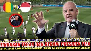  PERNYATAAN TEGAS TEPAT  DAN BERANI FIFA  LANGSUNG LAKUKAN HAL INI USAI LAGA INDONESIA VS GUINEA