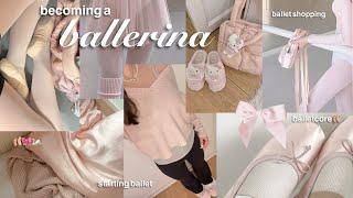 being a ballerina for a day🩰 starting ballet as a beginner  ballet diaries