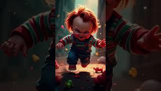 Baby Chucky Takes on ALIEN Creatures in EPIC Showdown  #shorts #babychucky #alien