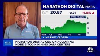 Large-scale bitcoin miners are competing head on with AI companies for power Marathon Digital CEO