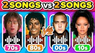 7080s vs 0010s Save One Song  2 SONGS vs 2 SONGS  Music Quiz Challenge