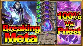 Breaking The Meta With Thijss Cyclone Mage 100% Winrate Vs PriestScholomance Academy Hearthstone