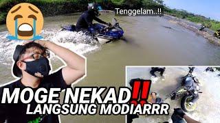 MOGE Nekad Berenang dikali  Vixion maksa sampe Tersungkur  Motovlog Indonesia
