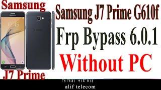 Samsung J7 PrimeG610F 6 0 1 Frp Bypass 100%.