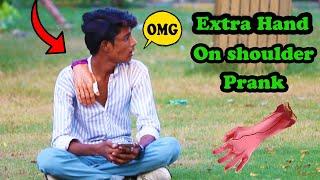 Extra Hand On Shoulder Prank  Pranks In Pakistan  Humanitarians Nano