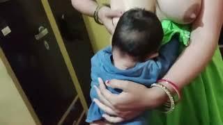 New  breastfeeding village mom indian vlog mundan