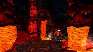Lava Cave Level Showcase - Crash Bandicoot 2.5 Mechanical Mayhem