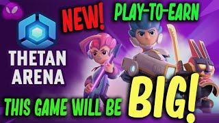 mobile game goes on chain Thetan Arena  - NFT  PlayToEarn game