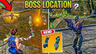 Fortnite *WILDGUARD RELIK BOSS* LOCATION Fortnite Mythic MK-ALPHA RIFLE + Cloak Gauntles  Gameplay