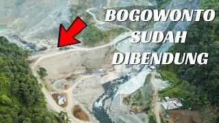 Sungai Bogowonto Sudah Mulai dibendung. Terkini pembangunan Bendung Bener