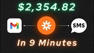 Turn 9 Minutes into $2000+ selling a NO-CODE AI Chatbot {Voiceflow + Zapier}