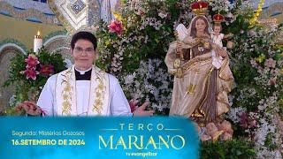 Segunda-Feira Mistérios Gozosos  Terço Mariano com @PadreManzottiOficial  160924