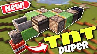 Minecraft 1.21  The Best Unlimited {TNT Duplicator Glitch Farm}  Tnt Duper Toturial bedrockJava