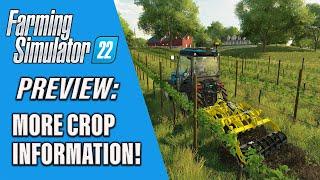 FS22  PREVIEW MORE CROP INFORMATION  Farming Simulator 22  INFO SHARE.